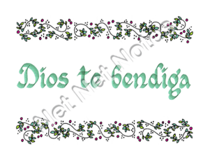 #096 Dios te bendiga