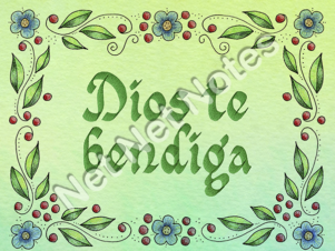 #099 Dios te bendiga